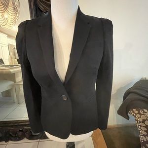 Halogen charcoal plaid blazer